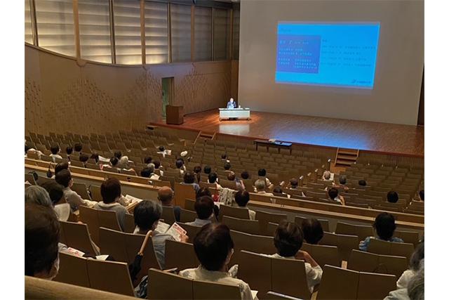 泉佐野市教育委員会主催の講座に人間健康科学科 藤田了准教授が講演されました（8月26日）