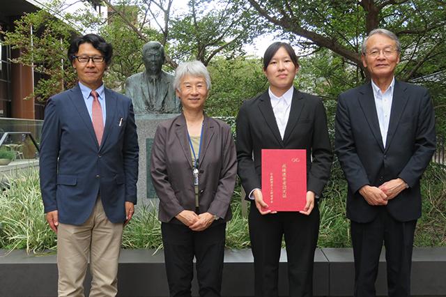 人間健康科学科 福本百花さんが小野奨学会の成績優秀者に選ばれました！！